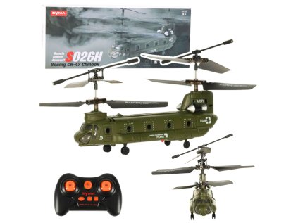 Syma S026H-1 RC vrtuľník na diaľkové ovládanie Khaki Green