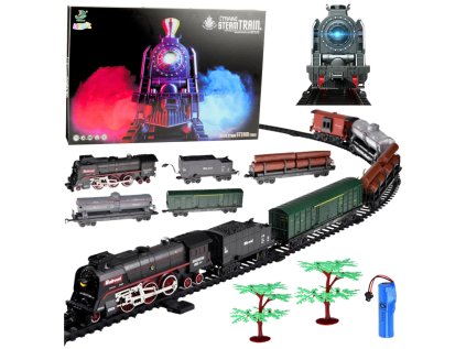 Parný vlak Rail 620B Svetlá Zvuky Dym 151 cm koľaje