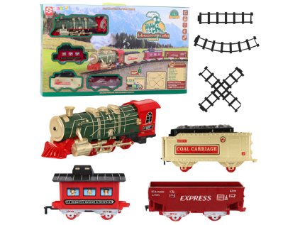 Elektrický vlak Klasický vlak Svetlá Zvuky Dym 24 el.