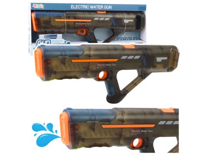 Elektrická vodná pištoľ na batérie Transparentná čierna 55 cm