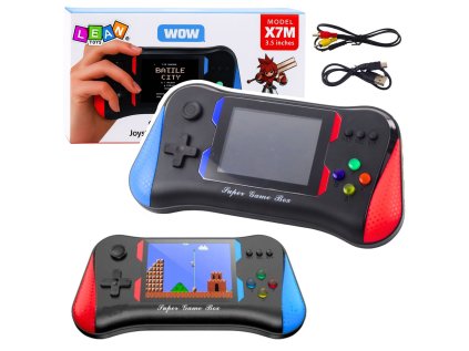 Prenosná elektronická konzola X7M 500 hier Režim pre dvoch hráčov 3,5 palca