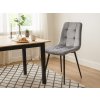 Jedálenská stolička Leon - sivá