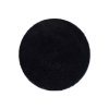 Čierny okrúhly koberec Alpaka