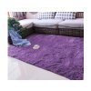 Fialový obdĺžnikový shaggy koberec Lana