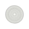 Okrúhly vzorovaný koberec Tina