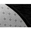 Čierny obdĺžnikový koberec Alpaka