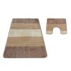 Kúpeľňová sada koberčekov s výrezom Montana 04N - béžová
