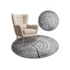 Okrúhly vzorovaný koberec Neo