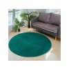 Smaragdový okrúhly koberec 3D Rabbit