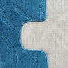 Kúpeľňová sada koberčekov s výrezom Symphony Ink Blue