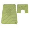 Kúpeľňová sada koberčekov s výrezom Symphony - zelená