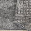 Sivý obojstranný koberec z lana s abstraktným vzorom Zara 10