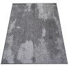 Sivý obojstranný koberec z lana s abstraktným vzorom Zara 10