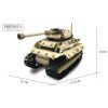 Stavebnica tank RC na diaľkové ovládanie