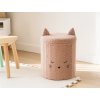 Taburetka s úložným priestorom Alice - ružová