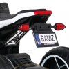 Detský motocykel Future na batérie biely + audio panel + pomalý štart + EVA kolesá