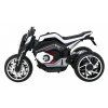 Detský motocykel Future na batérie biely + audio panel + pomalý štart + EVA kolesá