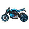 Detský motocykel Future na batérie modrý + audio panel + pomalý štart + EVA kolesá