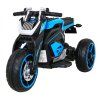 Detský motocykel Future na batérie modrý + audio panel + pomalý štart + EVA kolesá