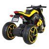 Detský motocykel Future na batérie žltý + audio panel + pomalý štart + EVA kolesá