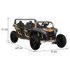 4-miestna bugina ATV RACING UTV2000 Gold