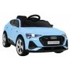 Audi E-Tron Sportback pre deti Modrá + Pilot + pohon 4x4 + pomalý štart + rádio MP3 + LED