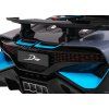 Bugatti Divo Detské autíčko na batérie sivé + diaľkové ovládanie + EVA + pomalý štart + LED MP3