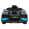Bugatti Divo Detské autíčko na batérie sivé + diaľkové ovládanie + EVA + pomalý štart + LED MP3