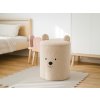 Taburetka s úložným priestorom Macko - béžová