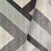 Moderný sivý koberec s geometrickým vzorom Ladon 04