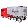 Kontajnerové vozidlo červené + príves