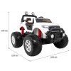 Vozidlo Ford Ranger MONSTER 4x4 biele