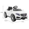 Detské auto Mercedes AMG GLA-45 biele