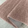 Ružový jednofarebný shaggy koberec Santo