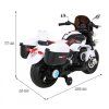 Detská elektrická motorka 1200CR biela
