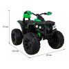 Štvorkolka ATV Power zelená