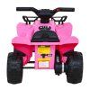Detská štvorkolka na batérie Storm Pink + 25W motor + MP3 USB + LED