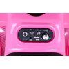 Detská štvorkolka na batérie Storm Pink + 25W motor + MP3 USB + LED