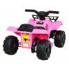Detská štvorkolka na batérie Storm Pink + 25W motor + MP3 USB + LED