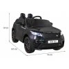 Range Rover Velar na batériu Black + diaľkové ovládanie + EVA + pomalý štart + MP3 LED