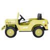 Retro vojenské auto pre deti béžové + pohon 4x4