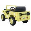 Retro vojenské auto pre deti béžové + pohon 4x4