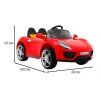 Vozidlo Roadster červené