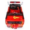 Detské hasičské auto na batérie + Vodné delo + Megafón + Hasičský kohút + Pilot