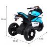SUPER motocykel pre deti modrý