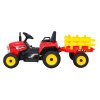 BLOW Traktor s prívesom červený