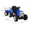 BLOW Traktor Trailer Blue