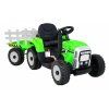 Traktor s prívesom BLOW zelený