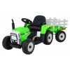 Traktor s prívesom BLOW zelený