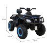 Štvorkolka XT-Speed pre deti Modrá + 4x4 + EVA + Pomalý štart + Rádio MP3 + LED